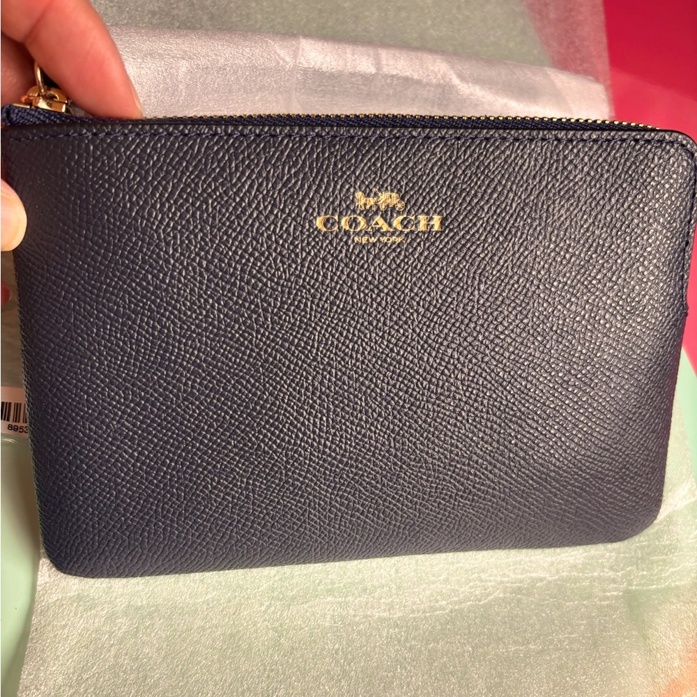 Coach wristlet midnight NWT